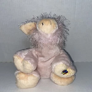 Ganz Webkinz HM002 Pig Pink Plush Hairy Soft Stuffed Farm Animal Toy No Code - Picture 1 of 3