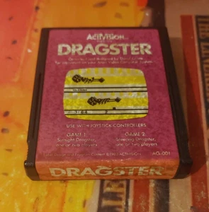 Dragster (Activision 1981) for ATARI 2600 VCS (Modul) works classic 8-bit good - Bild 1 von 2
