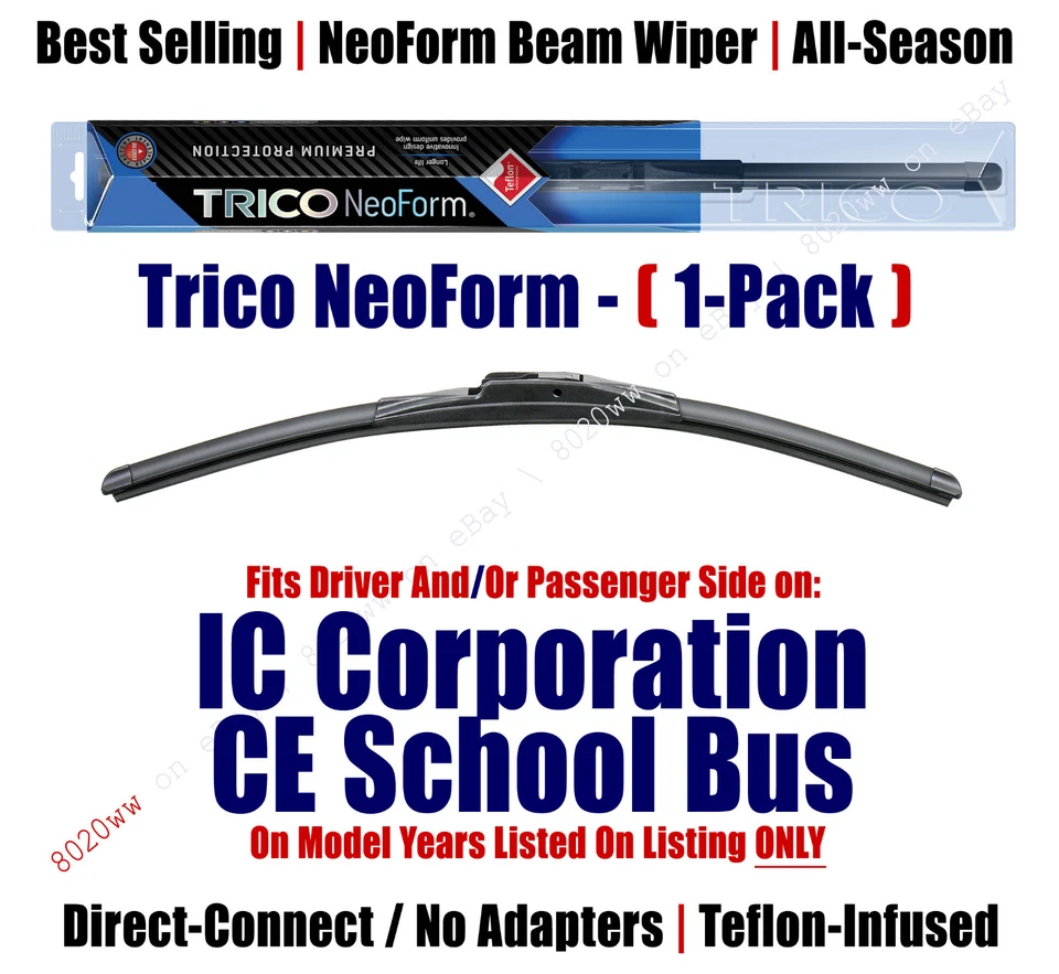 Limpiaparabrisas Premium NeoForm (cantidad 1) se adapta a autobús escolar IC Corporation CE 16220 2003+ Foto 1 de 1