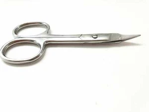 3.5" Precision Arrow Point Fly Tying Curved Scissors RAZOR SHARP Stainless Steel - Picture 1 of 4
