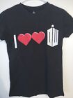 ?? DW I LOVE DOCTOR WHO WOMENS SIZE MEDIUM MOVIE TV SHOW GRAPHIC T- SHIRT ??