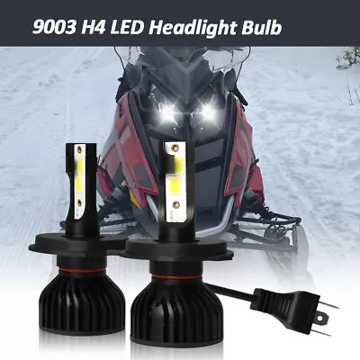 2X Faro LED H4 DOB para Yamaha Apex GT RX10GT 2006-2010 Bombillas para moto de nieve Foto 1 de 4