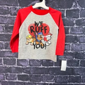 PAW Patrol Toddler Size 3T “We Ruff You!” Long Sleeve Valentines Day T-Shirt - Picture 1 of 5