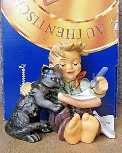 Hummel Figurine CAT'S MEOW HUM 2136 TM8 Goebel Germany BLACK CAT Signed MIB V671 - Picture 1 of 7