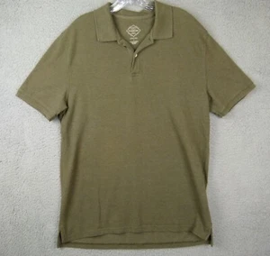 St. John's Bay Mens Large Olive Green Cotton Blend Legacy Polo Shirt - Picture 1 of 4