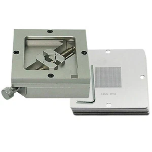Mamma dispositivo stazione Reball 90 mm con 10 pz stencil universali kit riavvolgimento BGA - Foto 1 di 15