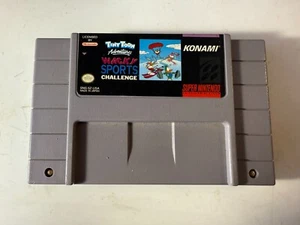 Tiny Toon Adventures: Wacky Sports Challenge (Super Nintendo SNES, 1994) PROBADO - Imagen 1 de 3