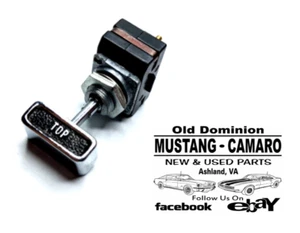 Mustang 1969-1970 convertible interruptor superior con perilla - Imagen 1 de 5