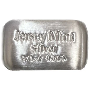 2 oz 0,999 Silberbarren gegossen - Jersey Mint - kostenloser Versand - auf Lager - Bild 1 von 2