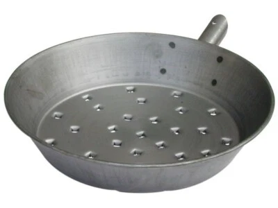 PADELLA FORATA CASTAGNE DA CAMINO SENZA MANICO CON CANOTTO IN LAMIERA COD.205800 - Image 1 of 4