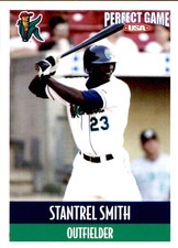 2007 Cedar Rapids Kernels Team Issue #26 Stantrel Smith Ellenwood Georgia Card
