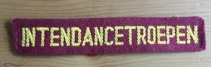 DUTCH ARMY - INTENDANCE TROEPEN EMBROIDERED PATCH - Picture 1 of 2