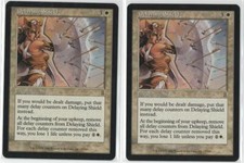 Delaying Shield X2 Odyssey  X2   1-NrMint+   1-Ex/NrMint-   MTG  Aliz