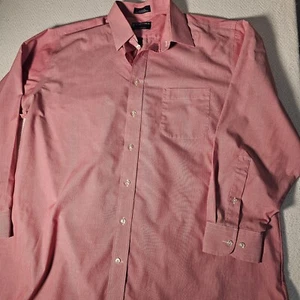 Stafford Performance The Super Hemd Herren Größe 17,5 34 35 Classic Fit rot gestreift - Bild 1 von 10