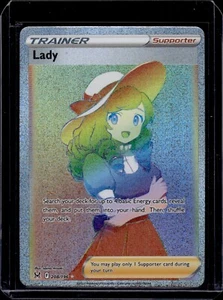 SWSH11: Lost Origin #208/196 Lady (Secret) - Picture 1 of 2