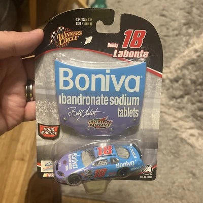 Winner’s Circle #18 Bobby Labonte 1:64 Boniva 1:64 W/ Hood Magnate 2006 - Image 1 of 4