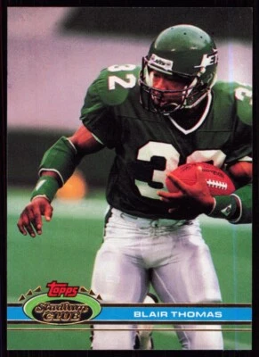 1991 Stadium Club Blair Thomas New York Jets #342 - Image 1 of 2