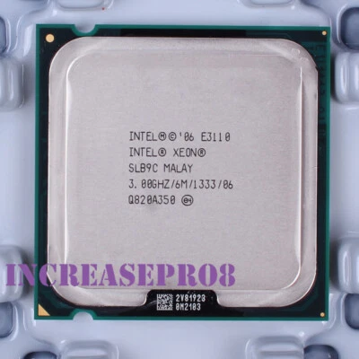 Intel Xeon E3110 Processor 3GHz SLAPM LGA 775/Socket T CPU 65W 1333MHz - Image 1 of 4