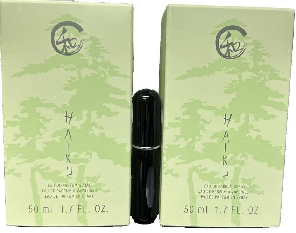 2-Avon Haiku Eau De Perfume Spray 1.7 Fl. OZ CON SPRAY DE VIAJE Foto 1 de 1