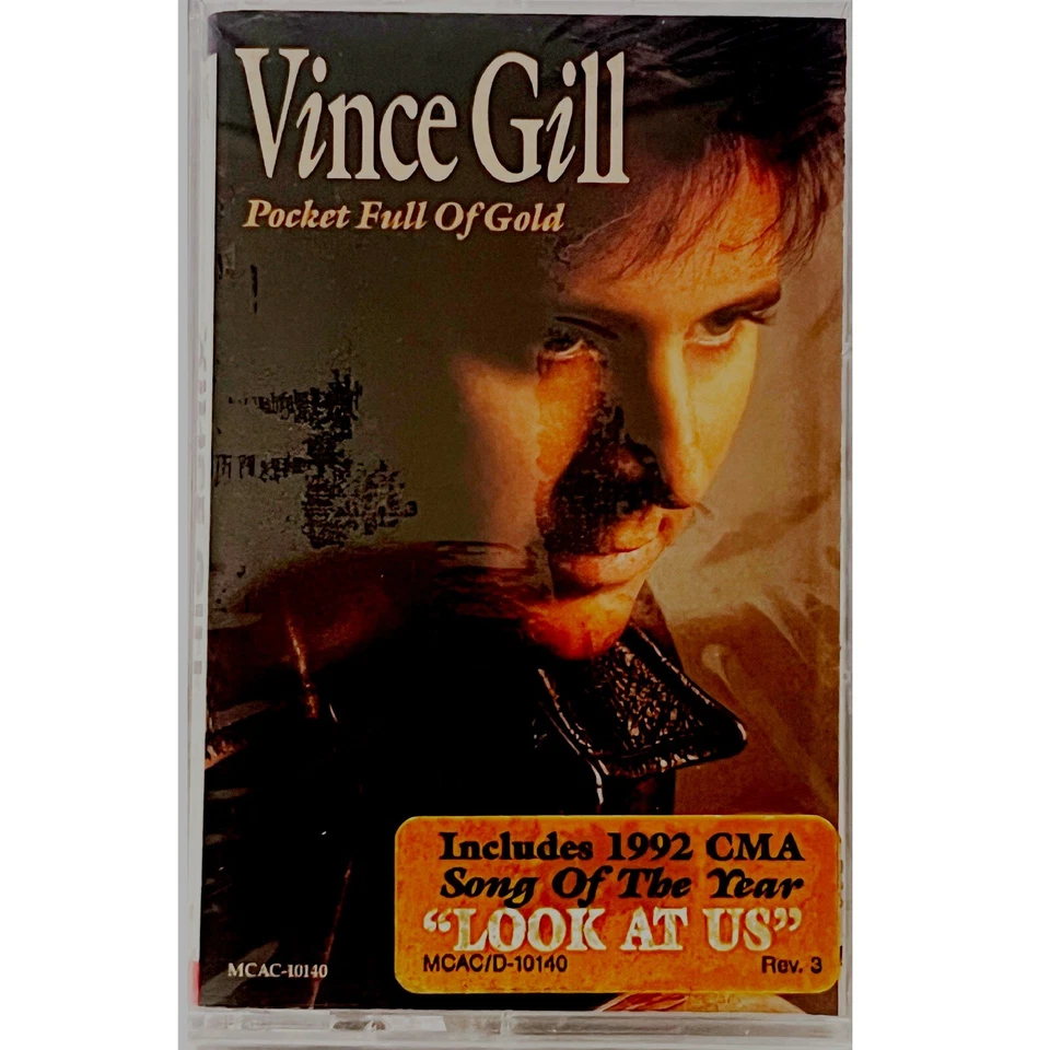 Pocket Full of Gold by Vince Gill (Cassette, Mar-1991, MCA)