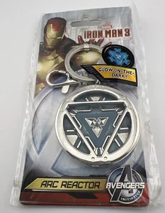 Silver Tone Marvel Iron Man 3 Arc Reactor. Key Ring. New In Package. - Picture 1 of 5
