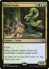 1X Mystic Snake Modern Masters 2015 NM/EX MTG CARD