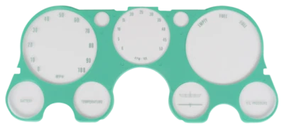 Lente medidor bisel instrumento tablero camión Chevy/GMC C10 67-72 con tacómetro y aspiradora Foto 1 de 4