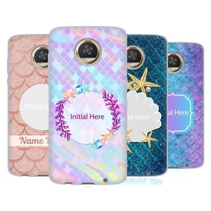 CUSTOM CUSTOMISED PERSONALISED MERMAID SCALES SOFT GEL CASE FOR MOTOROLA PHONES - Picture 1 of 11
