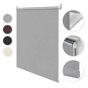 Thermorollo Verdunkelungsrollo Rollo Klemmfix ohne Bohren Fenster Tür Seitenzug - Imagen 1 de 13