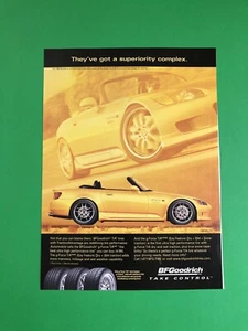 2001 HONDA S2000 S 2000 VINTAGE ORIGINAL PRINT AD ADVERTISEMENT PRINTED - Picture 1 of 1