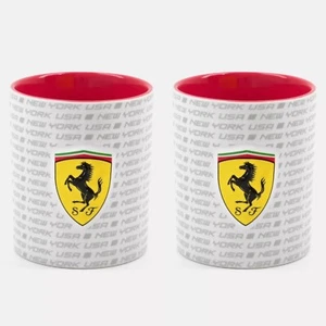 2X FERRARI Mug USA SPECIAL EDITION . Official Licensed. 300ml - Picture 1 of 11