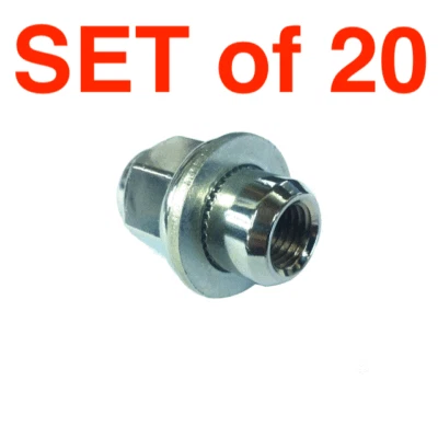 Juego de 20 tuercas de rueda genuinas OEM de fábrica Toyota Camry Avalon 12 mm x 1,5 Foto 1 de 4