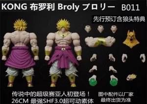 SH Figuarts Dragon Ball Z Kong Studio / Beast Deities B011L Fenrir Broly 3.0 - Picture 1 of 6