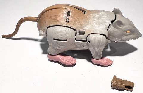 Vintage 1995 Hasbro Transformers Rattrap Rat Trap Original Beast Wars Maximal Cover