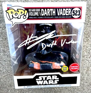 HAYDEN CHRISTENSEN SIGNED XL Funko Pop PSA/DNA STAR WARS Darth Vader 523 - Picture 1 of 7