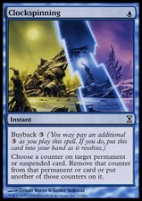 4x Light Play, English Regular Clockspinning Time Spiral magicmtg