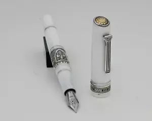 Marlen Antiche Città Italiane: Firenze Fountain Pen | Italian Resin and Silver - Picture 1 of 10