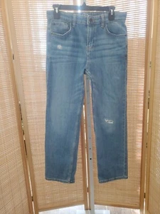 Art Class Boys Size 14 Relaxed Straight Light Wash Adjustable Tab Jeans Pockets - Picture 1 of 12