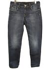 G-Star 3301 Low Tapered Jeans Men's W30/L32 Whiskers Faded Button Fly Dark