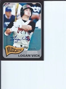Logan Vick 2014 Topps Heritage Minors Black Real One Autograph #ed /35 - Picture 1 of 1