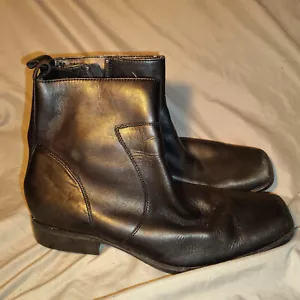 Rockport Toloni Ankle Boots Black Men's 11 M APM26911 Dress Casual Very nice - Picture 1 of 12