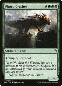 Plated Crusher - Battle for Zendikar - Magic: The Gathering MTG - Foto 1 di 1