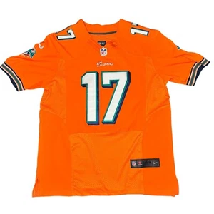 Camiseta Nike Ryan Tannehill #17 Dolphins naranja cosida para hombre talla 44 NFL - Imagen 1 de 12