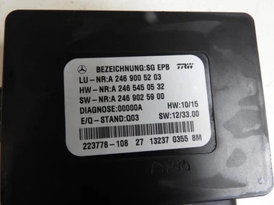 Centralina MERCEDES CLASSE CLA 117 2469005203 - Immagine 1 di 4