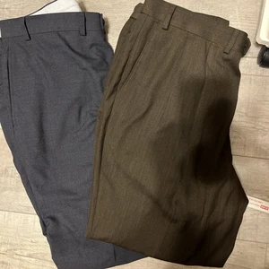 Ralph Lauren Anzughose Herren 38x30 blau grau kariert & braun 49x30 Paket 2 Paar - Bild 1 von 11