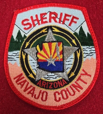 NAVAJO COUNTY ARIZONA SHERIFF POLICE PATCH - Image 1 of 2