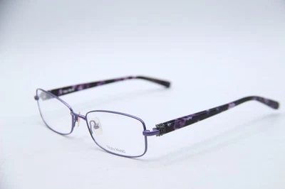 NUEVAS GAFAS VERA WANG V336 LI LILA PÚRPURA NEGRO MONTURAS AUTÉNTICAS 54-17 Foto 1 de 4