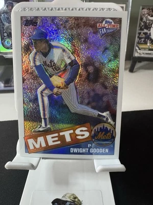 2003 Topps Archives All Time Fan Favorites Refractor #114 Dwight Gooden /299 - Image 1 of 2