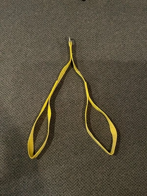 Correa abdominal Spud, Inc. de 32" de largo abdominal crujido uso brazos mango peso pesado.  Foto 1 de 4