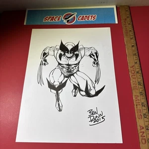 Wolverine Ben Dunn 2015 Signed Autographed 12 X 9 Original Ink Art - Picture 1 of 5